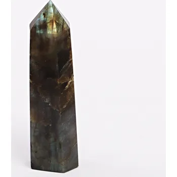 Drahý kámen Magieprirody.cz Obelisk Labradorit špice 73 g - 8,1 cm #D174