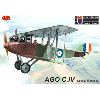 Plastikový model Kovozávody 1/72 AGO C.IV 'Special markings' (2x camo)