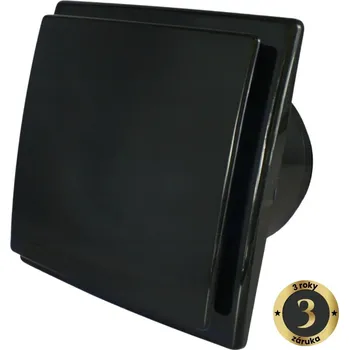Domácí ventilátor MMotors OK100-B tichý axiální koupelnový ventilátor, černý