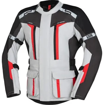 Moto oblečení iXS Bunda iXS EVANS-ST 2.0 X56047 světle šedo-šedo-červená L