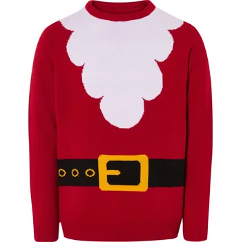 Pánský svetr LIVERGY® Pánský vánoční svetr s LED efektem a hudbou (S (44/46), Mikuláš)