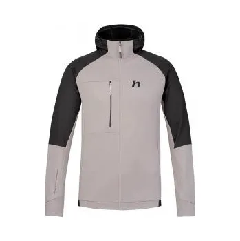 Pánská mikina Hannah TARIQ HOODY goat/anthracite L; Černá mikina + DÁREK DLE VÝBĚRU!