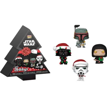 Figurka Funko Pop! Star Wars Holiday 2024 Pocket Keychains 4-Pack Tree Holiday Box 4 cm
