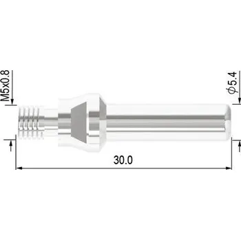 plazmová řezačka Elektroda dlouhá pro hořák HS-60, SCP 60