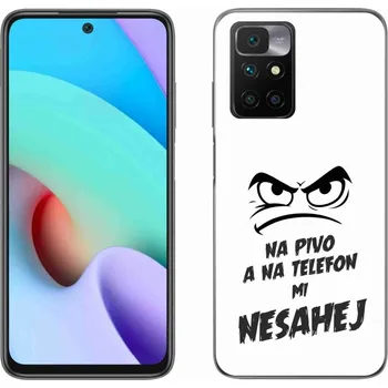 Pouzdro na mobilní telefon Gelový kryt mmCase na Xiaomi Redmi 10/Redmi 10 (2022) - pivní motiv 2 bílé pozadí