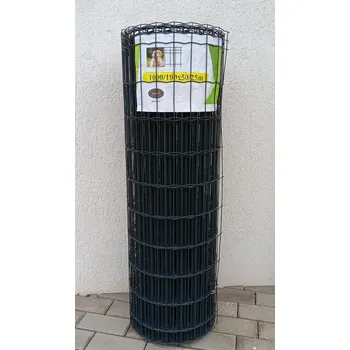 Pletivo Svařované pletivo poplastované Metuje - antracit - výška 100 cm, okatost 100*50 mm, role 25 m - Vysoká Kvalita Za Skvělou Cenu