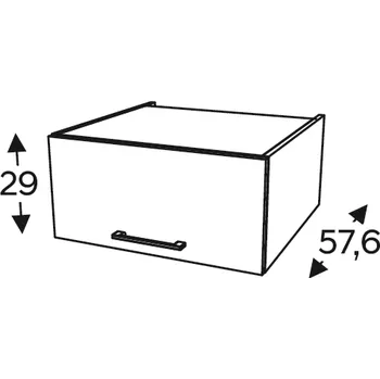 Kuchyňská skříňka Kuchyňská skříňka Mono M WO40/29N