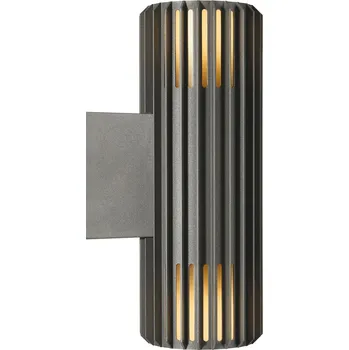 Nástěnné svítidlo Nordlux 2418121250 Aludra, venkovní nástěnné svítidlo 1xE27, šedá, výška 34cm