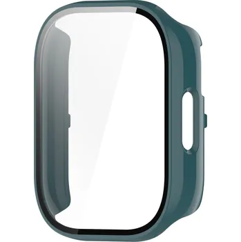 Příslušenství k chytrým hodinkám VSECHNONAMOBIL 93220 PC FULL COVER Plastový kryt se sklem pro Xiaomi Redmi Watch 5 Active tmavě zelený