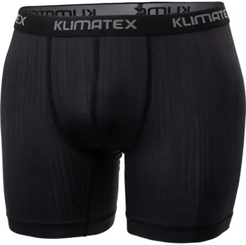 Boxerky Pánské funkční boxerky Klimatex BAX MID M Černá, Šedá
