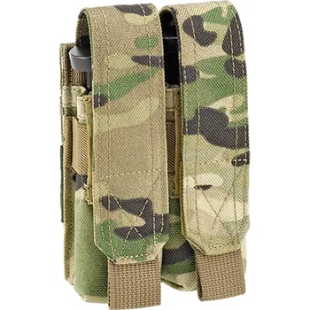 Příslušenství pro sportovní střelbu Sumka Defcon 5 na 2 pistolové zásobníky 9mm, multicam