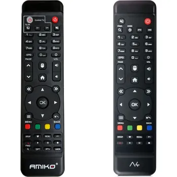 Dálkový ovladač AMIKO A4, A5, A6 COMBO - originální dálkový ovladač