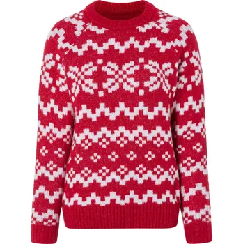 Dámský svetr esmara® Dámský vánoční svetr (L(44/46), červená)