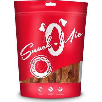 Pamlsek pro psa 4x70g SnackOMio křehké proužky z kuřecích prsou - výhodné balení