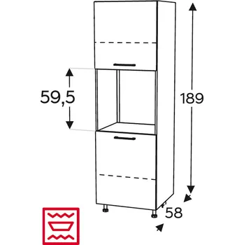 Kuchyňská skříňka Kuchyňská skříňka Mono M SDP60