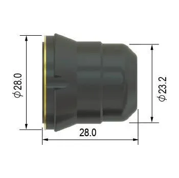 plazmová řezačka Hubice 6 děr pro hořák HS-60, SCP 60