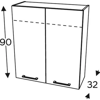 Kuchyňská skříňka Kuchyňská skříňka Mono M WS60/90