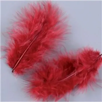 Peříčka Marabu 2g tmavě červená