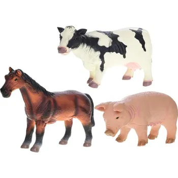 Figurka Zvířátko farma plastové figurky zvířátka I. 3 druhy
