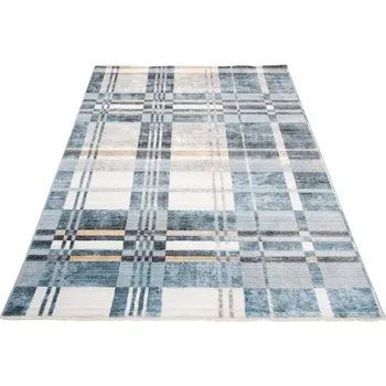 Koberec Koberec MYSTIC 3545B tmavě modrý / světle modrý