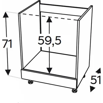 Kuchyňská skříňka Kuchyňská skříňka Mono M DP45