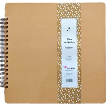 Fotoalbum Davona Album kroužkové Scrapbook Inspiration kraft (300g/m2, 24 listů) 30×30cm
