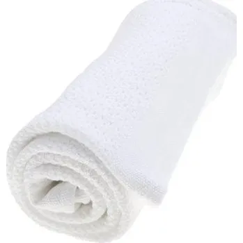 Dětská deka Vinter & Bloom Soft Grid Organic Bright White