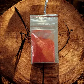 RYVALURES-GLITTER FLUO RED 10G-0,4MM