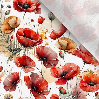 Úplet takoy vlčí máky malované