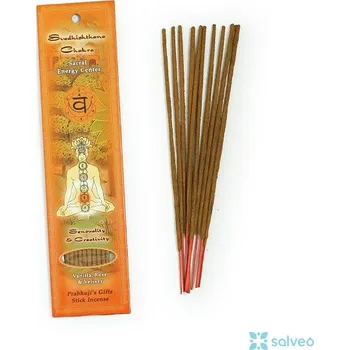 Vonná tyčinka Vonné tyčinky čakrové 2. č. Svádhisthána Prabhujis 1 x 10 ks