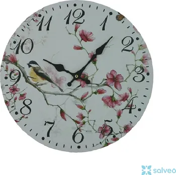Hodiny nástěnné Ptáček průměr 34 cm