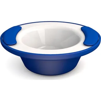 Talíř Ornamin hluboký termotalíř s ohřevem jídla, 200 ml (modrý)
