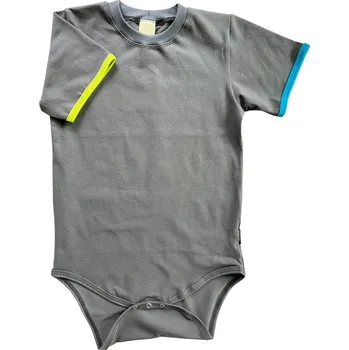 Body Letní bavlněné bodytriko (tmavě-šedé) Velikost: 146