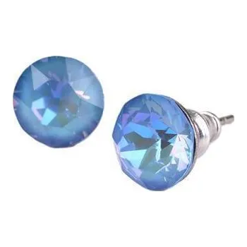 Náušnice Náušnice, opál s krystaly SWAROVSKI®, 8 mm, ART CRYSTELLA 1800XKE061