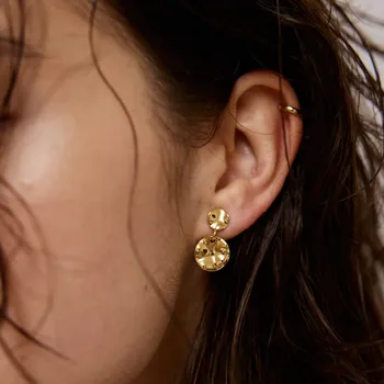 Náušnice Asymetric Gold náušnice