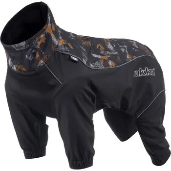 Obleček pro psa Rukka Windmaster Overall Softshell obleček černý 25