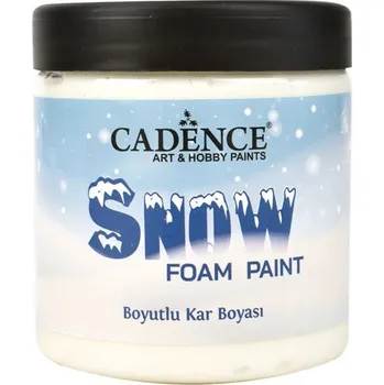 Speciální výtvarná barva Sněhová barva na sklo Cadence, 250 ml