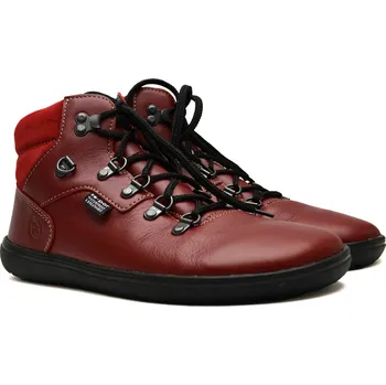 Chlapecké polobotky Zimní barefoot boty JONAP LEILA červená Velikost: 38