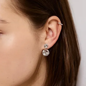 Náušnice Asymetric Silver náušnice