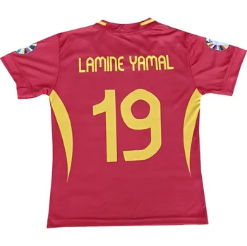 Fotbal Numberoplus Dětský fotbalový dres tričko - Španělsko Lamine Yamal 19 Velikost: 8-let.(vel.122)