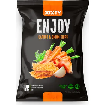 Chips Chipsy bramborové s mrkví a cibulí 40 g JOXTY ENJOY CHIPS