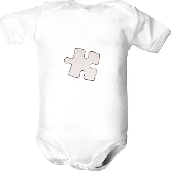 Kojenecký body Dětské body s potiskem Puzzle dílek dětské