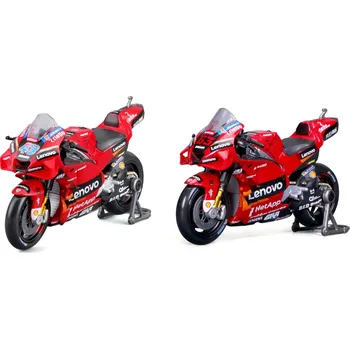 RC model auta Maisto - Motocykl, Ducati Lenovo Team 2022, assort (63 Francesco Bagnaia+43 Jakc Miller), 1:18 - expresní doprava