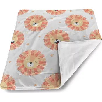 deka Sablio Dětská deka pro miminko Lvíčci - 80x100 cm