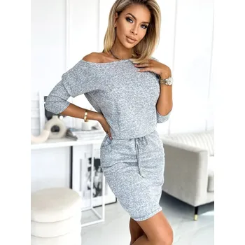 Dámské šaty Dámské sportovní šaty v šedé barvě 13-148, VELIKOST 2XL