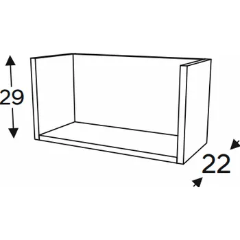 police Kuchyňská police Mono M PWF60
