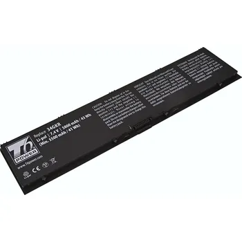 Baterie k notebooku Baterie do notebooku T6 Power pro Dell Latitude E7440 Touch, Li-Poly, 7,4 V, 5800 mAh (43 Wh), černá