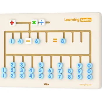 Dřevěná hračka Dřevěná nástěnná hra počítání