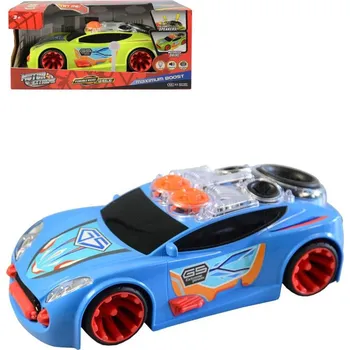 autodráha Auto závodní na baterie 23cm vibrující reproduktory 2 barvy Světlo Zvuk