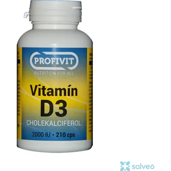 Přírodní produkt Vitamín D3 Profivit 210 kapslí